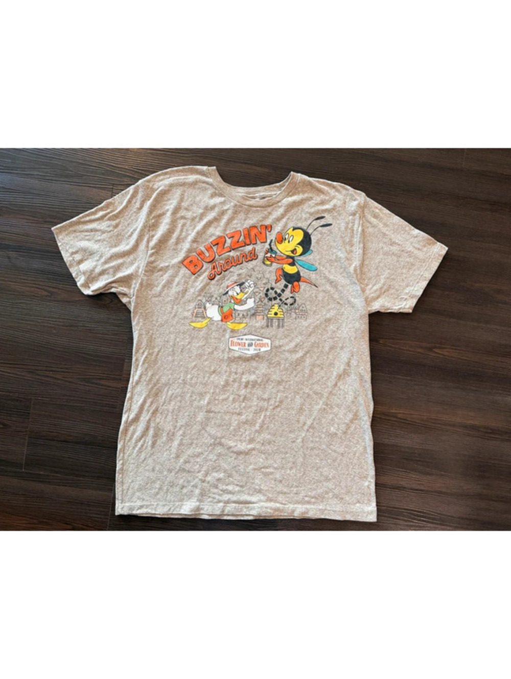disney world epcot flower and garden 2020 donald duck large t shirt